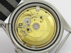 Vintage 1680 Submariner No Date SS White On White Nylon Strap