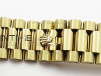 Day-Date 40 YG BP 1:1 Best 228239 Gold Diamond Sticks Dial on SS Bracelet