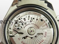 Planet Ocean Master Chronometer Chrono SS OM 1:1 Best Edition Black Dial Orange Numeral on SS Bracelet A9300