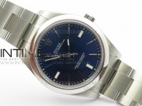 Oyster Perpetual 39mm 114300 BP Best Edition Blue Dial on SS Bracelet