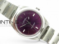 Oyster Perpetual 39mm 114300 BP Best Edition Red Grape Dial on SS Bracelet