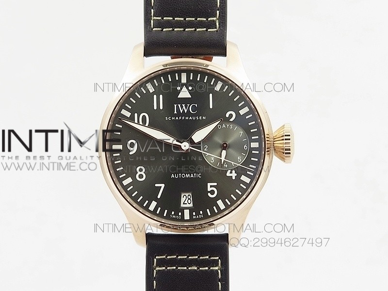 Big Pilot IW500917 AZF 1:1 RG Best Edition on Brown Leather Strap A521111 Big Pilot IW500917 AZF 1:1 RG Best Edition on Brown Leather Strap A521111