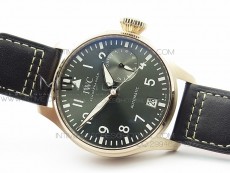 Big Pilot IW500917 ZF 1:1 RG Best Edition on Brown Leather Strap A521111