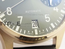 Big Pilot IW500917 ZF 1:1 RG Best Edition on Brown Leather Strap A521111