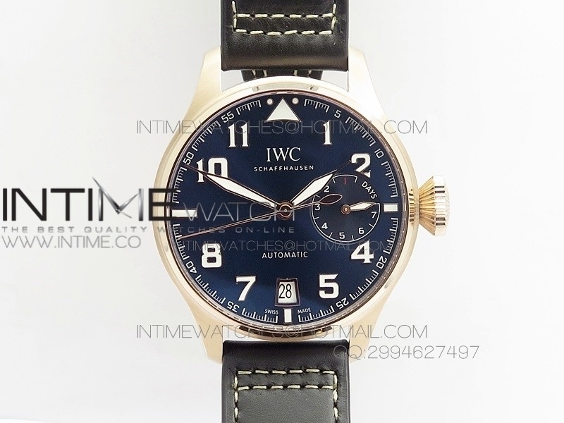 Big Pilot IW500909 RG AZF 1:1 Le Petit Prince Best Edition on Brown Leather Strap A521111 Big Pilot IW500909 RG AZF 1:1 Le Petit Prince Best Edition on Brown Leather Strap A521111
