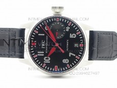 Big Pilot Real PR IW500435 "Muhammad Ali" ZF Best Edition on Black Leather Strap A51111