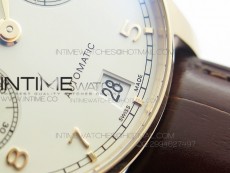 PORTUGUESE REAL PR IW500701 ZF 1:1 BEST EDITION ON BROWN LEATHER STRAP A52010 V3