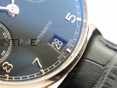 PORTUGUESE REAL PR IW500115 ZF 1:1 BEST EDITION ON BLACK LEATHER STRAP A52010 V3