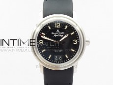 LEMAN 2850B SS 1:1 Best Edition Black Dial on Black Rubber Strap Cal.6950