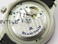 LEMAN 2850B SS 1:1 Best Edition Black Dial on Black Rubber Strap Cal.6950
