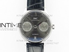 PORTUGUESE REAL PR SS IW500106 GARY DIAL V3 ZF 1:1 BEST EDITION ON BLACK LEATHER STRAP A52010