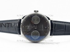 PORTUGUESE REAL PR SS IW500106 GARY DIAL V3 ZF 1:1 BEST EDITION ON BLACK LEATHER STRAP A52010