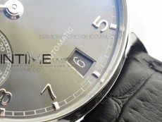 PORTUGUESE REAL PR SS IW500106 GARY DIAL V3 ZF 1:1 BEST EDITION ON BLACK LEATHER STRAP A52010