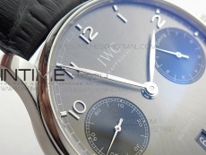 PORTUGUESE REAL PR SS IW500106 GARY DIAL V3 ZF 1:1 BEST EDITION ON BLACK LEATHER STRAP A52010