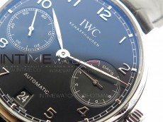 PORTUGUESE REAL PR IW500109 V3 ZF 1:1 BEST EDITION ON BLACK LEATHER STRAP A52010