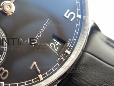 PORTUGUESE REAL PR IW500109 V3 ZF 1:1 BEST EDITION ON BLACK LEATHER STRAP A52010