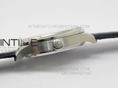 Portuguese Tourbillon SS AXF Gray Dial Gold Numbers moonphase on Black Leather Strap