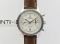 Speedmaster '57 Co-Axial OMF 1:1 Best Edition White Dial YG Markers on Brown Leather Strap A9300