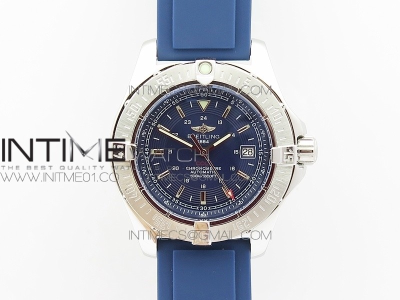 Colt Automatic 44mm SS Blue Textured Dial A2824