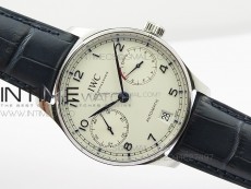 PORTUGUESE REAL PR IW500705 ZF V4 1:1 BEST EDITION ON BLUE LEATHER STRAP A52010