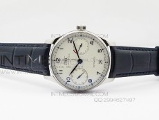PORTUGUESE REAL PR IW500705 ZF V4 1:1 BEST EDITION ON BLUE LEATHER STRAP A52010