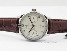 Portuguese Real PR IW500704 ZF  V4 1:1 Best Edition on Brown Leather Strap A52010