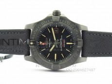 Avenger Seawolf DLC GF 1:1 Best Edition Black Dial on Black Nylon Strap A2824