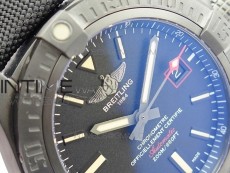 Avenger Seawolf DLC GF 1:1 Best Edition Black Dial on Black Nylon Strap A2824