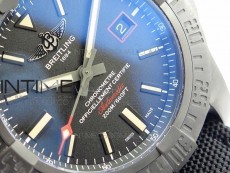 Avenger Seawolf DLC GF 1:1 Best Edition Black Dial on Black Nylon Strap A2824