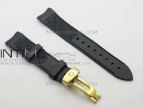 Marine 5222 YG HGF 1:1 Best Edition White Dial On black Leather Strap Asian Cal.517GG(Free rubber strap)