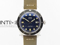 Divers 7720 SS ZZF 1:1 Best Edition Blue Dial on Brown Leather Strap A2836