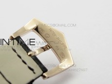 PP@6 RG Best Edition Black Dial on Black Leather Strap