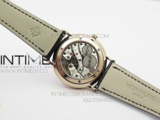PP@6 RG Best Edition Black Dial on Black Leather Strap