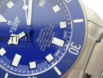 Pelagos XF 1:1 V3 Best Edition Blue dial Blue Bezel on Titanium Bracelet MIYOTA 9015 to Cal (Free Rubber Strap)
