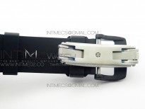 RM055 Carbon Case KVF Best Edition Carbon Bezel Skeleton Dial Blue Crown on black Rubber Strap MIYOTA8215