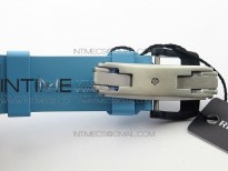 RM055 Carbon Case KVF Best Edition Carbon Bezel Skeleton Dial Blue Crown on blue Rubber Strap MIYOTA8215