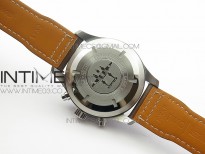 Pilot Chrono IW377713 ZF 1:1 Best Edition Brown Dial on Brown Leather Strap A7750