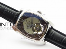 Kalpa Grande Tourbillon AZ Best Edition SS Gray Dial on Black Leather Strap