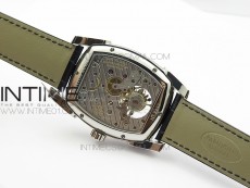 Kalpa Grande Tourbillon AZ Best Edition SS Gray Dial on Black Leather Strap