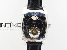 Kalpa Grande Tourbillon AZ Best Edition SS Black Dial on Black Leather Strap