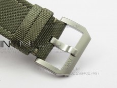 Big Pilot Real PR 48mm IW501902 Real Ceramic ZF 1:1 Best Edition on Green Nylon Strap A51111 V2