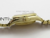 DateJust 28mm YG Diamond Bezel BP Best Edition White Silver Dial on YG Bracelet ETA2671