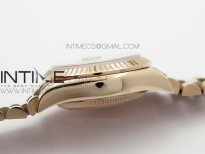 DateJust 28mm RG Diamond Bezel BP Best Edition Brown Dial Roman Markers on RG Bracelet ETA2671