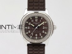 Aquanaut Jumbo 5069G SS PPF 1:1 Best Edition Brown Dial on Brown Rubber Strap Asain PP324CS(Free box)