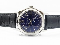 COMPLICATIONS SERIES Moonphase SS KMF Blue Dial on Black Leather Strap Cal.324