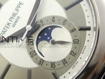 COMPLICATIONS SERIES Moonphase SS KMF White Dial on Black Leather Strap Cal.324