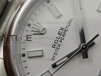 Oyster Perpetual 39mm 114300 BP 1:1 Best Edition White Dial on SS Bracelet SA3132
