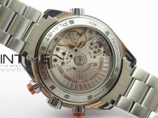 Planet Ocean Master Chronometer Chrono SS OM 1:1 Best Edition Black Dial Orange Numeral on SS Bracelet A9300