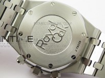 Royal Oak Chrono 26331ST SS OMF 1:1 Best Edition Black/White subDial on SS Bracelet A7750