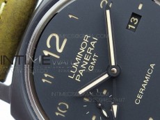 PAM441 O REAL CERAMIC V2 VSF 1:1 SUPER CLONE P9001 BEST ON BROWN ASSO STRAP